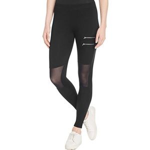Benjamin Jay double zipper stretch leggings